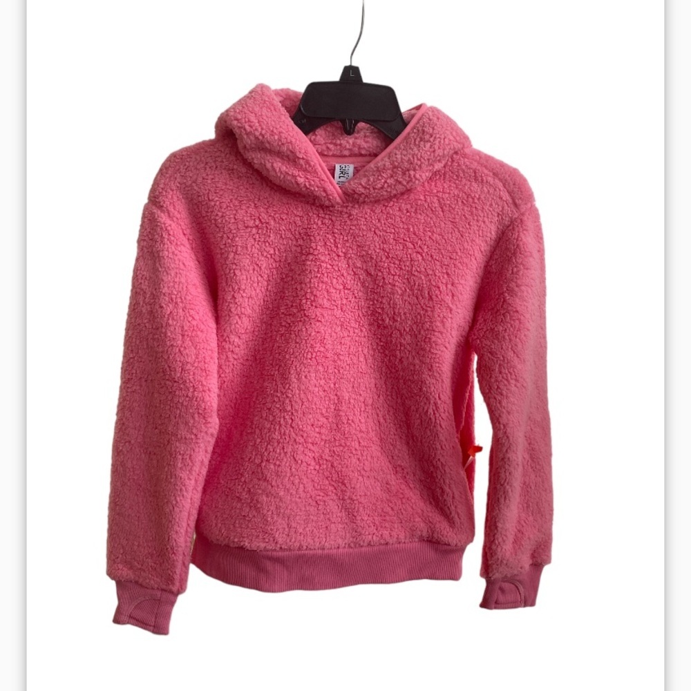 Athleta Girl So Snug Sherpa Hoodie 2.0 Size L 12 NWT - Picture 6 of 8
